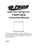THOR T450TTLMW Instruction Manual preview