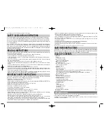 Предварительный просмотр 2 страницы THOR TH225 Instruction Manual