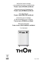 THOR TLV1 60 INOX Instruction Manual предпросмотр