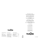 Предварительный просмотр 1 страницы THOR TLV1 66 BLANCO Instruction Manual