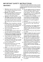 Предварительный просмотр 12 страницы THOR TMW 175 S Instruction Manual