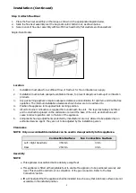 Предварительный просмотр 9 страницы THOR TR-0-G24F Assembly, Installation And Operation Instructions