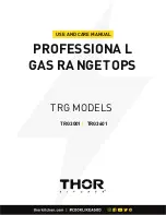 Предварительный просмотр 2 страницы THOR TRG Series Use & Care Manual