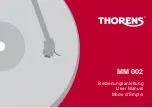 THORENS MM 002 User Manual preview