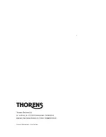 Предварительный просмотр 8 страницы THORENS TD 158 Instruction Manual