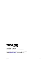 Предварительный просмотр 9 страницы THORENS TD 190 Instruction Manual