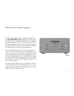 Предварительный просмотр 17 страницы THORENS TD 2015 User Manual