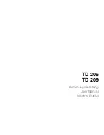 Предварительный просмотр 3 страницы THORENS TD 206 User Manual