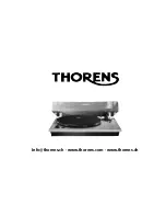 Preview for 20 page of THORENS TD 295 MKIV Instructions For Use Manual