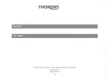 Preview for 4 page of THORENS TD202 User Manual