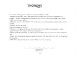 Preview for 12 page of THORENS TD202 User Manual