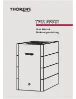 Preview for 1 page of THORENS TEM 3200 User Manual