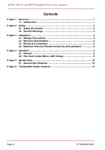 Preview for 2 page of THORLABS APF503 User Manual