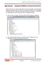 Preview for 73 page of THORLABS BBD301 User Manual