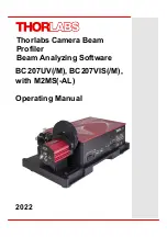 Preview for 1 page of THORLABS BC207UV Operating Manual