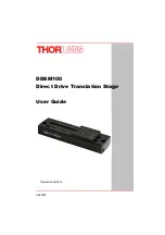 THORLABS DDSM100 User Manual preview