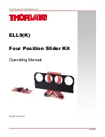 Preview for 1 page of THORLABS ELL9 Operating Manual