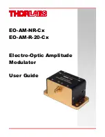 Preview for 1 page of THORLABS EO-AM-NR-C Series User Manual