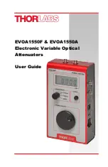 THORLABS EVOA1550A User Manual preview