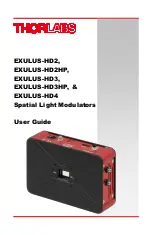 THORLABS EXULUS-HD2 User Manual preview