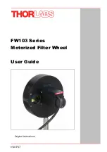 THORLABS FW103 Series User Manual preview