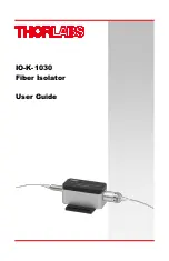 THORLABS IO-K-1030 User Manual preview