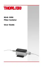 THORLABS IO-K-1050 User Manual preview