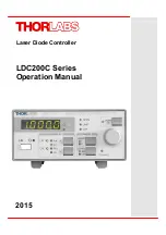 THORLABS LDC200C series Operation Manual preview