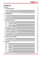 Preview for 3 page of THORLABS LDC200C series Operation Manual