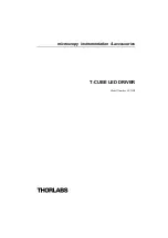 Preview for 1 page of THORLABS LEDD1 Manual