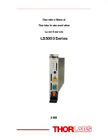 THORLABS LS5000 Series Operation Manual предпросмотр