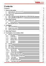 Preview for 3 page of THORLABS M2MS Operating Manual