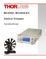 Предварительный просмотр 1 страницы THORLABS MC2000 Operating Manual