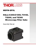 THORLABS MDFM-QFXL Assembly Manual preview