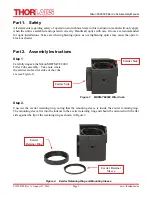 Предварительный просмотр 3 страницы THORLABS MDFM-TE2000 Assembly Manual