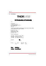 Предварительный просмотр 60 страницы THORLABS MNA601/IR User Manual