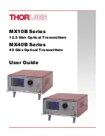 THORLABS MX10B Series User Manual предпросмотр