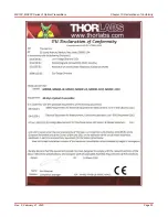 Preview for 37 page of THORLABS MX10C User Manual