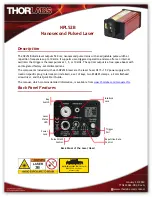 Preview for 1 page of THORLABS NPL52B Quick Start Manual