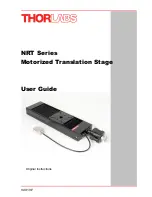 Preview for 1 page of THORLABS NRT Series User Manual