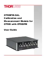 THORLABS OTKBFM-CAL User Manual preview