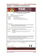 Предварительный просмотр 13 страницы THORLABS PDA05CF2 User Manual