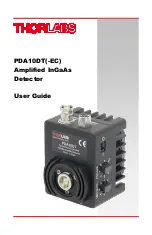 THORLABS PDA10DT User Manual preview