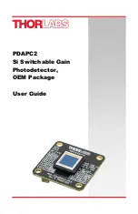 THORLABS PDAPC2 User Manual предпросмотр