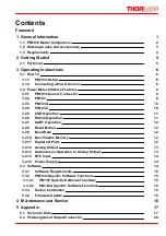 Preview for 3 page of THORLABS PM10-3 Operation Manual