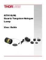 THORLABS QTH10 User Manual предпросмотр