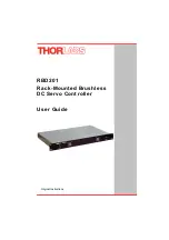 Preview for 1 page of THORLABS RBD201 User Manual