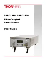 Preview for 1 page of THORLABS S3FC1310 User Manual