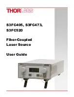 THORLABS S3FC405 User Manual предпросмотр