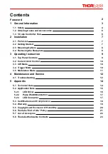 Preview for 3 page of THORLABS T-Cube LEDD1B Operation Manual